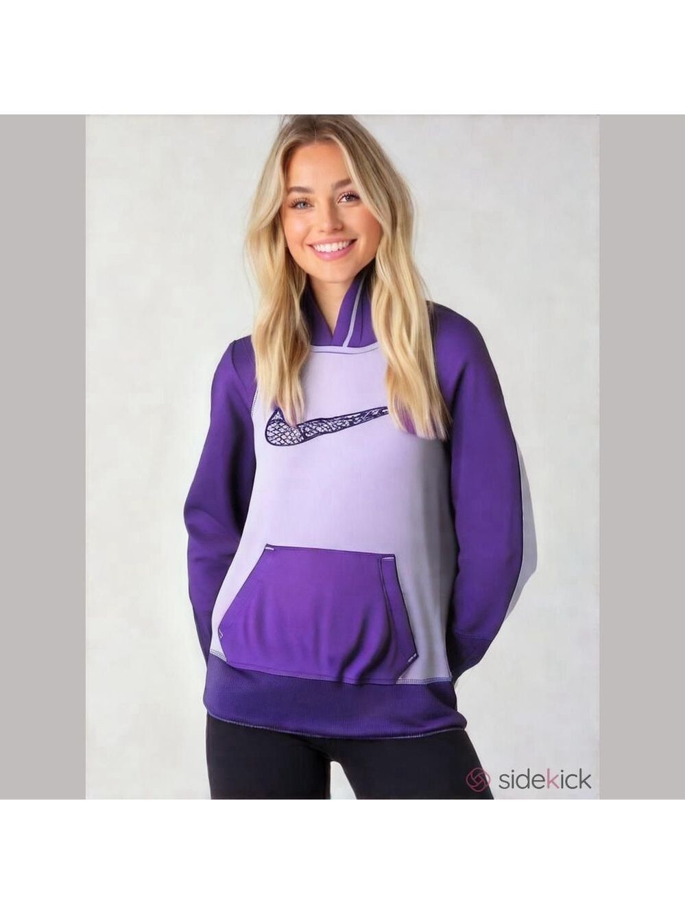Nike Women's Therma-Fit Purple Hoodie S